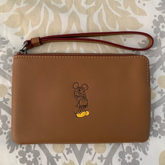 mickey mouse coach wristlet